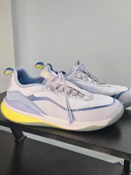 Clove Shoes - Clove Light Lavender Sneakers with Yellow Accent